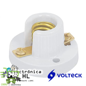 PORTALAMPARA DE PORCELANAPAR CANDIL, VOLTECK