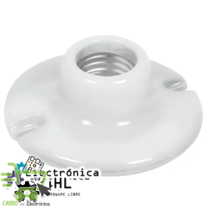 PORTALAMPARA DE PORCELANA 3 1/2"