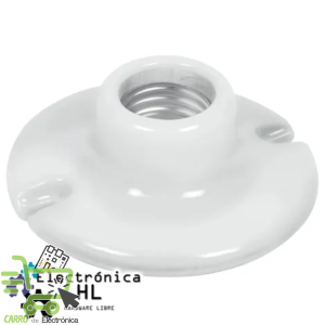 PORTALAMPARA DE PORCELANA 3 1/2"