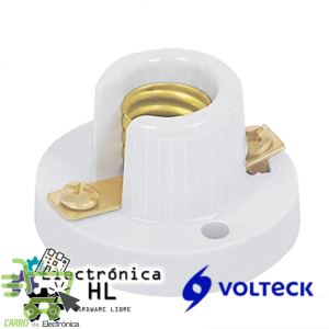 PORTALAMPARA DE PORCELANAPAR CANDIL, VOLTECK