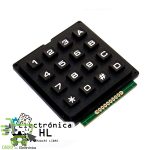 TECLADO 16 CANALES CON CARCASA