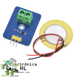 SENSOR PIEZOELECTRICO CON MODULO