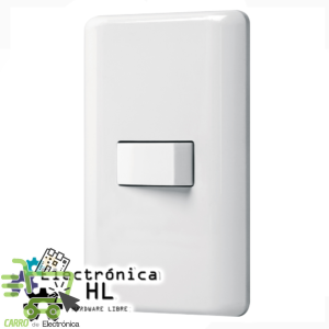 PLACA CON 1 INTERRUPTOR DE ESCALERA