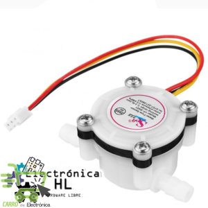SENSOR DE FLUJO, CAUDALIMETRO FY-S401, 0.3-6L/MIN,  5-24V, 1/4"