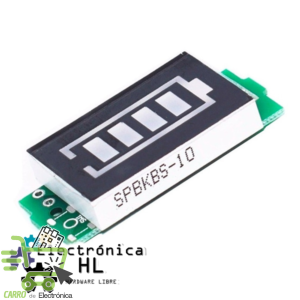 MODULO INDICADOR DE BATERIA TM1637 12.6V