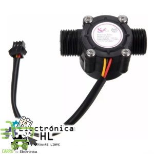 SENSOR DE FLUJO, CAUDALIMETRO YF-S201, 1-30L/MIN, 12V