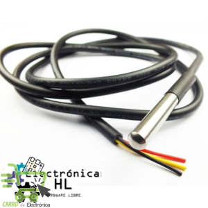 SENSOR DE TEMPERATURA SUMERGIBLE DS1820