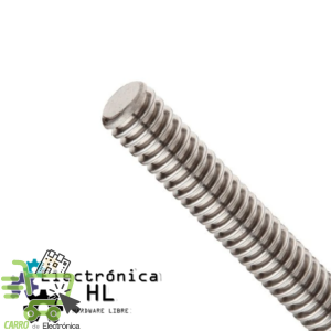 TORNILLO T8, PASO 4MM, 50CM, 8MM
