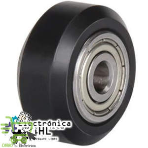 RUEDA DERLIN TIPO V PARA IMPRESORA 3D Y CNC O V-SLOT