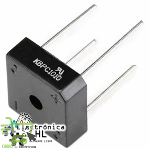 PUENTE RECTIFICADOR KBPC1010, 10A 100V