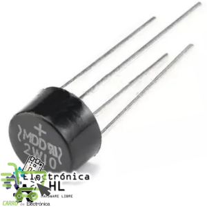 PUENTE RECTIFICADOR 2W10, 2A 1000V