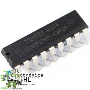 ULN2803A CON ARREGLO DE TRANSISTORES DARLINGTON