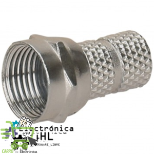 CONECTOR MACHO TIPO "F" RG 59, CONECTOR COAXIAL