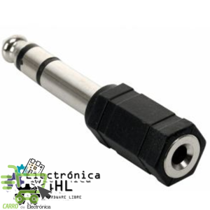 ADAPADOR JACK 3.5 A PLUG 6.3 ESTEREO