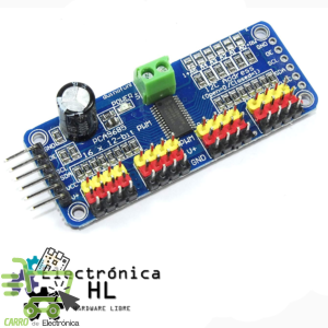 CONTROLADOR DE SERVOS 16 CANALES PCA9685