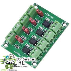 MODULO OPTOACOPLADOR PC817 4 CANALES