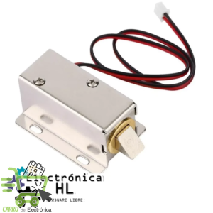 CERRADURA ELECTRICA, SELENOIDE, 12V 350MA