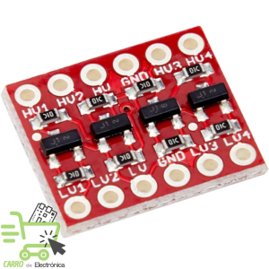 CONVERTIDOR DE NIVEL LOGICO BIDIRECCIONAL 5V A 3.3V DE 4 CANALES