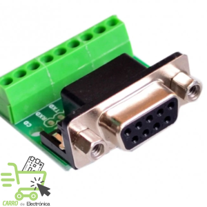 MODULO CONECTOR D-SUB DB9 RS232 HEMBRA