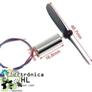 MOTOR Y HELICE PARA DRONE