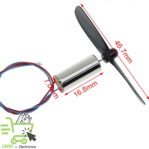 MOTOR Y HELICE PARA DRONE