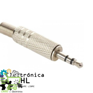 PLUG 3.5MM ESTEREO METALICO REFORZADO 2 BANDAS