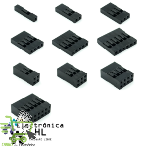 CONECTOR DUPONT 18-26 AWG, 2.54MM