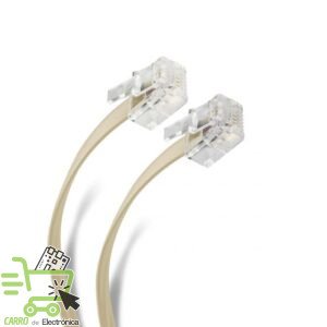 CABLE PLUG RJ11 PARA EXTENSION DE TELEFONO