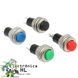 PUSH BUTTON ROJO NA 3A 125V /1.5A 250V
