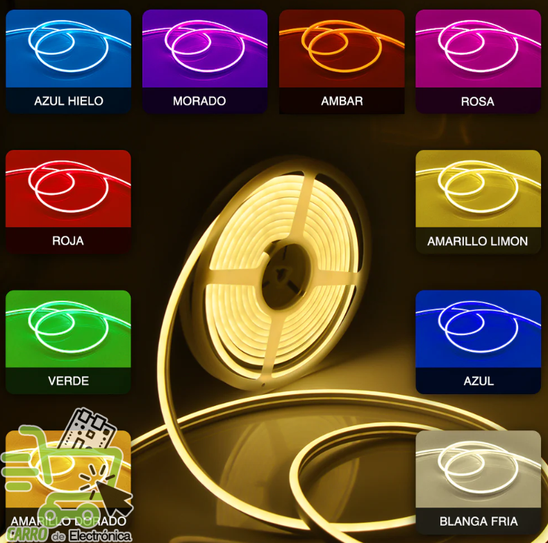 TIRA LED NEON, 5M, 12V