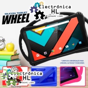 FUNDA DE SILICON PARA TABLET WHEEL