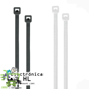 CINCHO DE PLASTICO 15 CM 18 LB