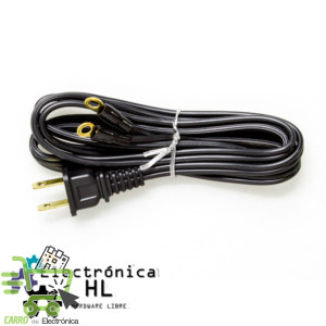 CABLE DE ALIMETACION PARA PLANCHA CON TERMINAL OJILLO (INTERLOCK )