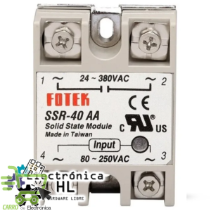 RELEVADOR DE ESTADO SOLIDO SSR-40AA
