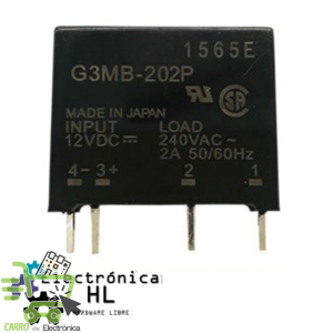 RELEVADOR ESTADO SOLIDO  12V G3MB 202P