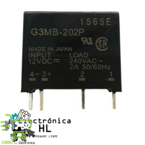 RELEVADOR ESTADO SOLIDO  12V G3MB 202P