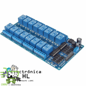 MODULO RELEVADOR 16 CANALES 5V