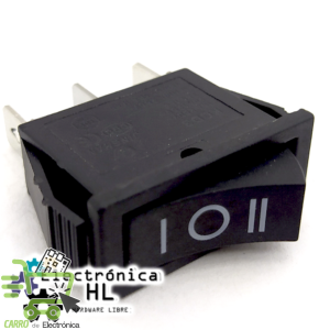 SWITCH BALANCIN DOBLE POSICION 3 PATAS 10A 250V