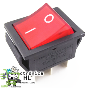SWITCH BALANCIN 6 TERMINALES 2P 2T 20A 125VAC