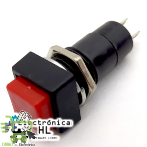 PUSH BUTTON CUADRADO NO 3A 250V