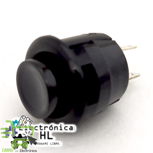 PUSH BUTTON NEGRO NA 1A 250V
