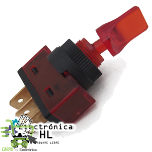 SWITCH DE PALANCA 3 PATAS 1 POLO 1 TIRO ON-ON 20A 12V