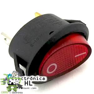 SWITCH BALANCIN 3 PATAS CON PILOTO 6A 250V 10A 125V