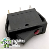 SWITCH BALANCIN 3 PATAS PILOTO NEGRO 15A 250 V