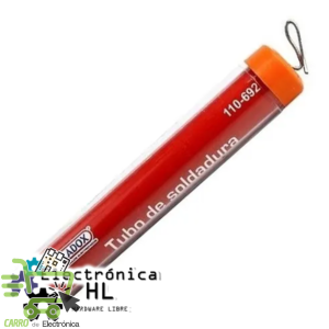 TUBO DE SOLDADURA ESTAÑO PLOMO 60/40 2.75M