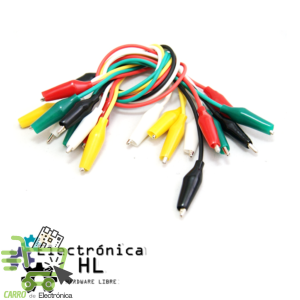JUEGO DE 5 CABLES CON 10 CAIMANES