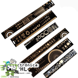 KIT 3 REGLAS PARA DISEÑO PCB (DISEÑO EN DOBLE CARA)