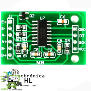 AMPLIFICADOR DE CELDA DE CARGA HX711