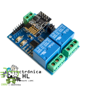 MODULO WIFI ESP8266 ESP-01S, 2 CANALES
