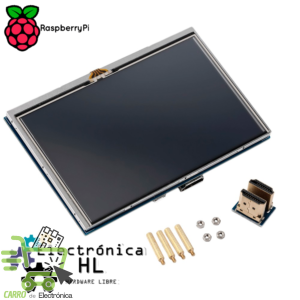 PANTALLA LCD TOUCH 5" PARA RASPBERRY